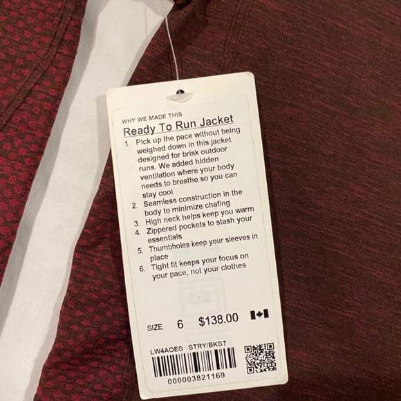 Lululemon ready to run jacket. - Picture 3 of 4